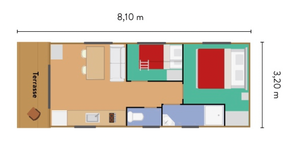 Mobil-home occasion - Roulotte Forezienne