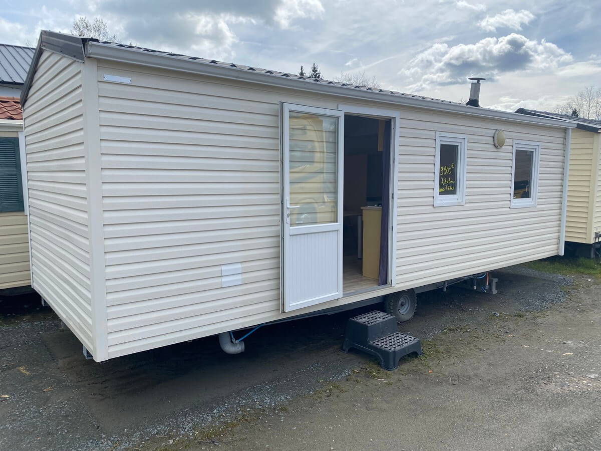Mobil home moins de 10000 € -10000 euros pas chers 3m 3 mètres