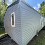 Mobil home anglais d'habitation 3 chambres, rangements