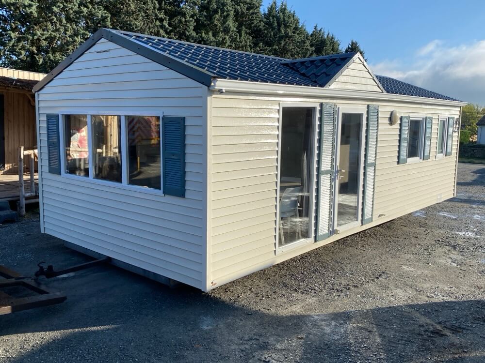 mobil home d'occasion salon panoramique lousiiane 2 chambre