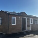 Chalet bois mobil home tout electrique double isolation tout électrique