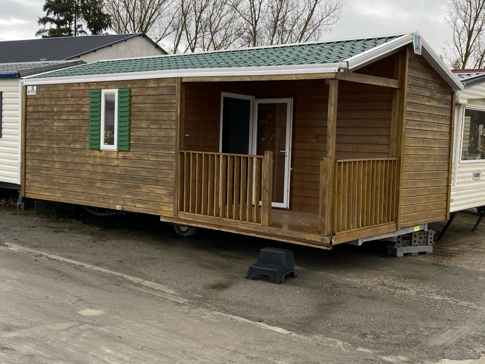 mobil home occasion terasse en bois doubel vitrage 4 saison bon etat 2 chambres