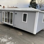 mobil home d'ocasion recent 2019 3 chambre 4 saison double vitrage moderne propre