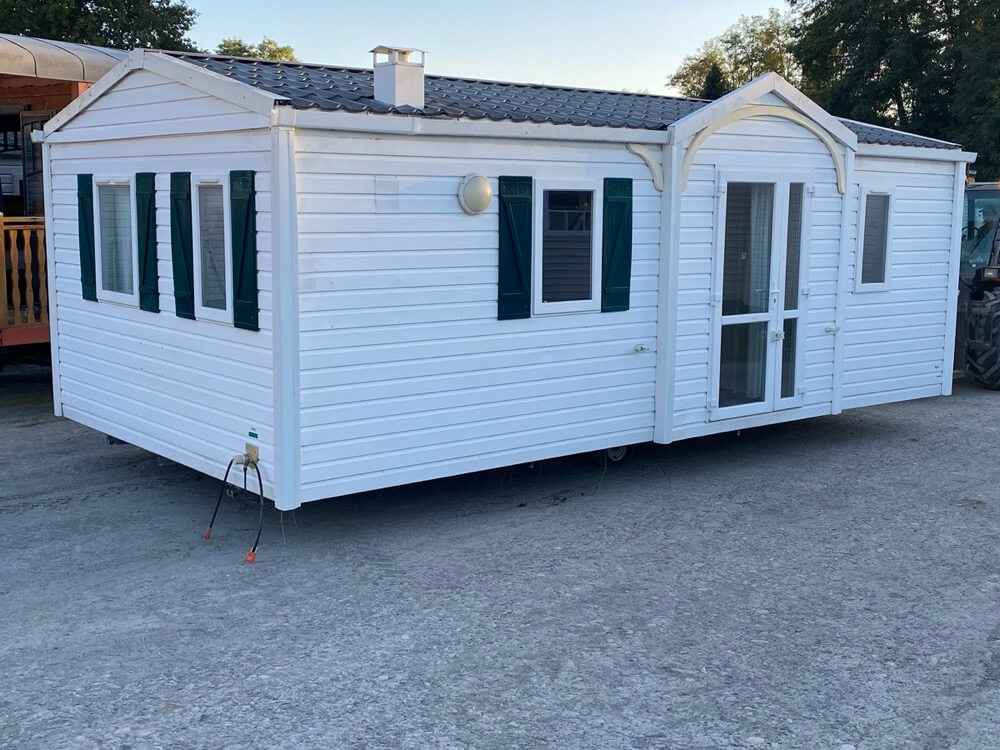 mobil home d'occasion deux chambre irm grand salon four tout équipé isolé 4 saison double vitrage