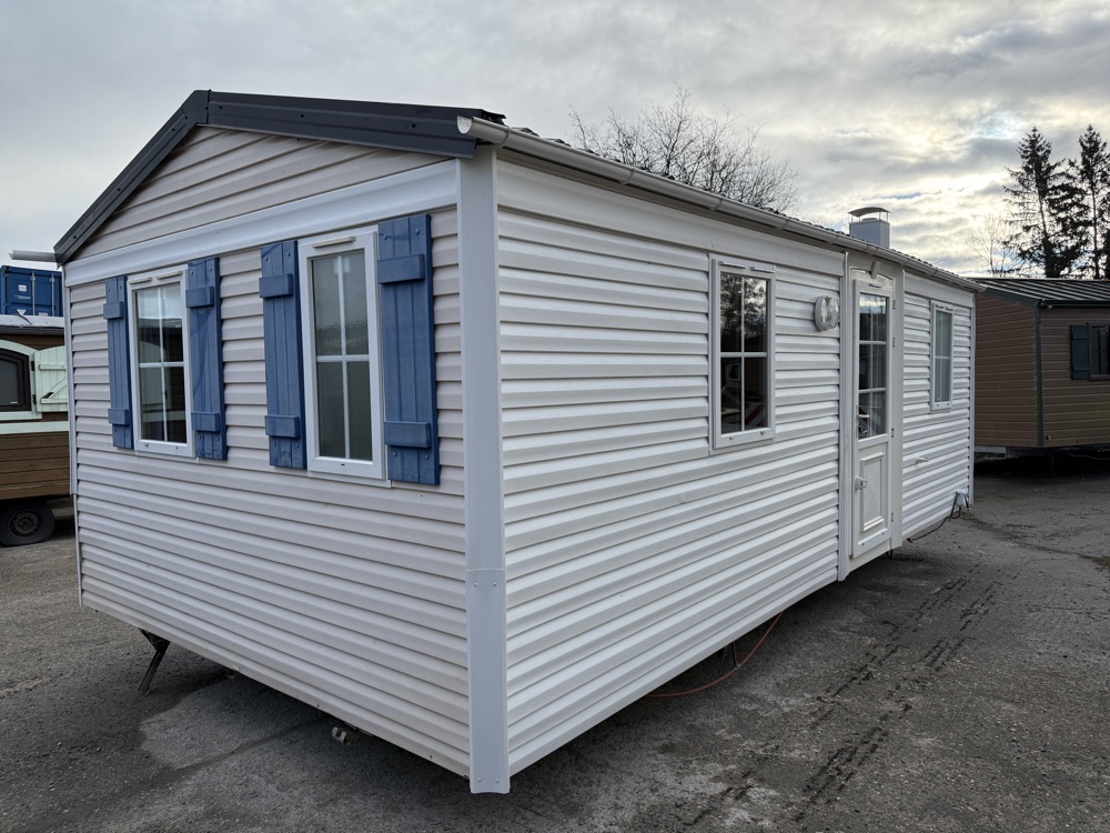 mobile home d'ocasion pas cher 4m de large 2 chambres isolé