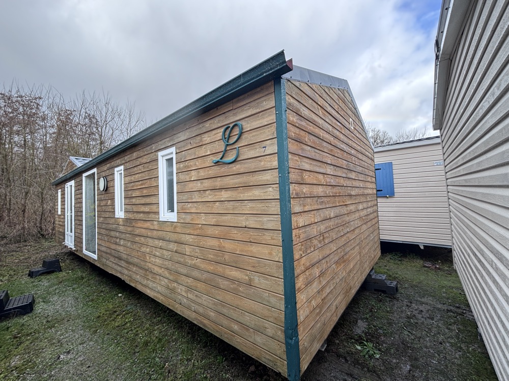 mobile home d'ocassion grand en bois chalet tiny house 3 chambres