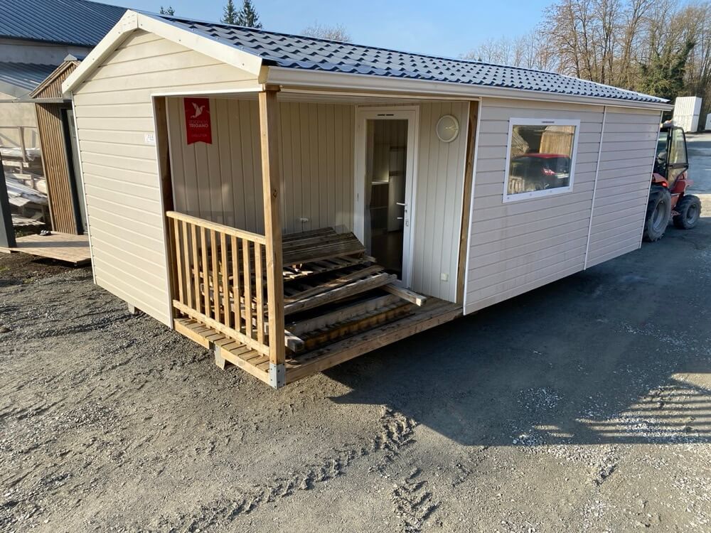 mobile home d'occasion terasse intégré propre trigano