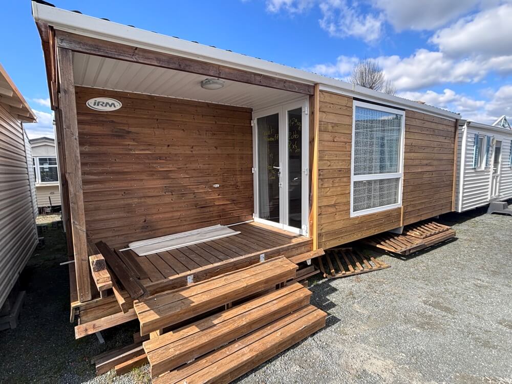 chalet terrasse mobil bois tiny house