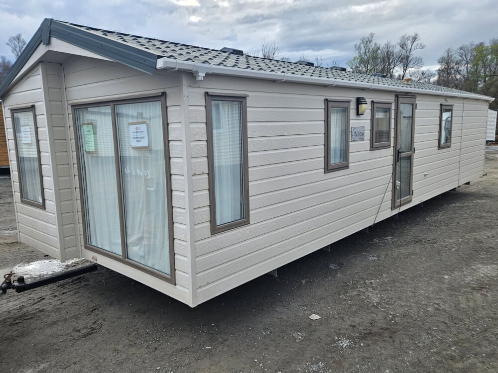 mobile home d'occasion anglais salon panoramique 2017 récent -10ans