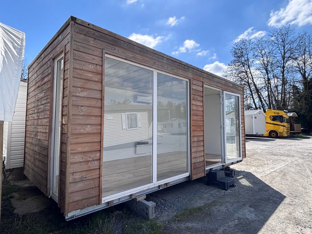 chalet mobil bureau d'occasion pas cher vide