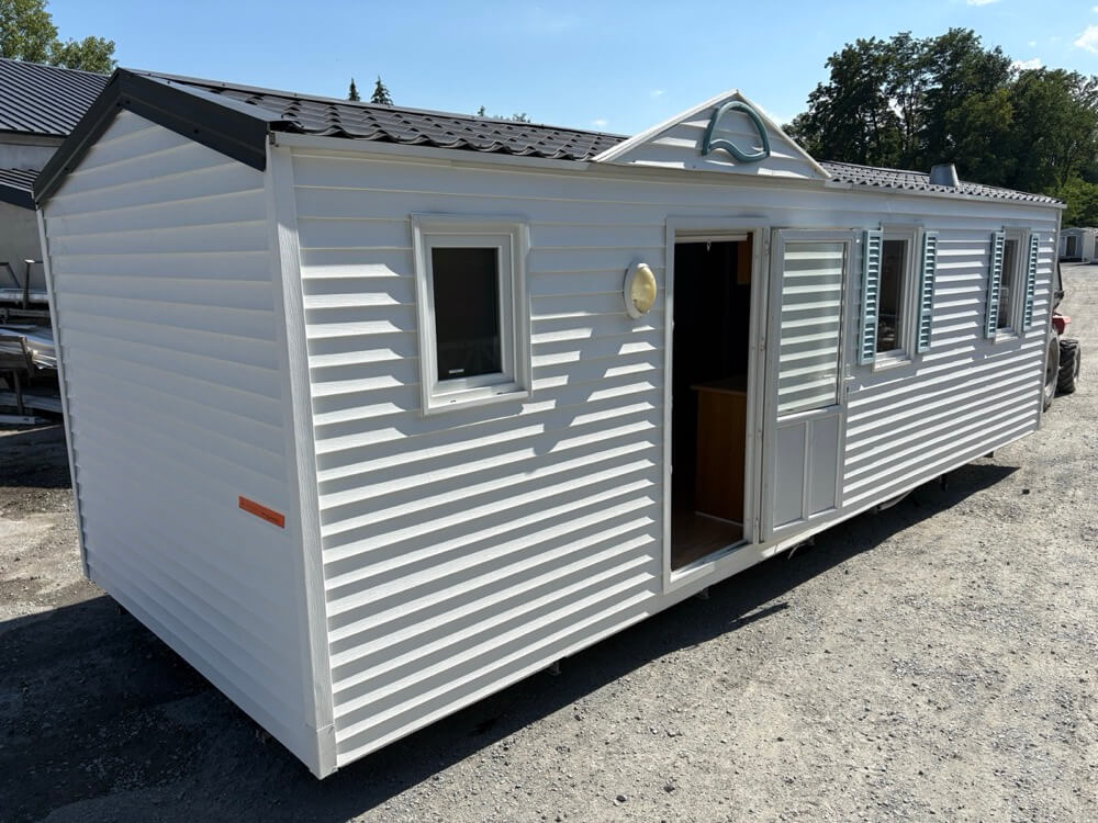 mobil home d'occasion 3m de large deux chambres