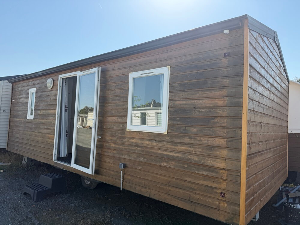 chalet en bois d'occasion chalet mobil d'occasion trigano pas cher