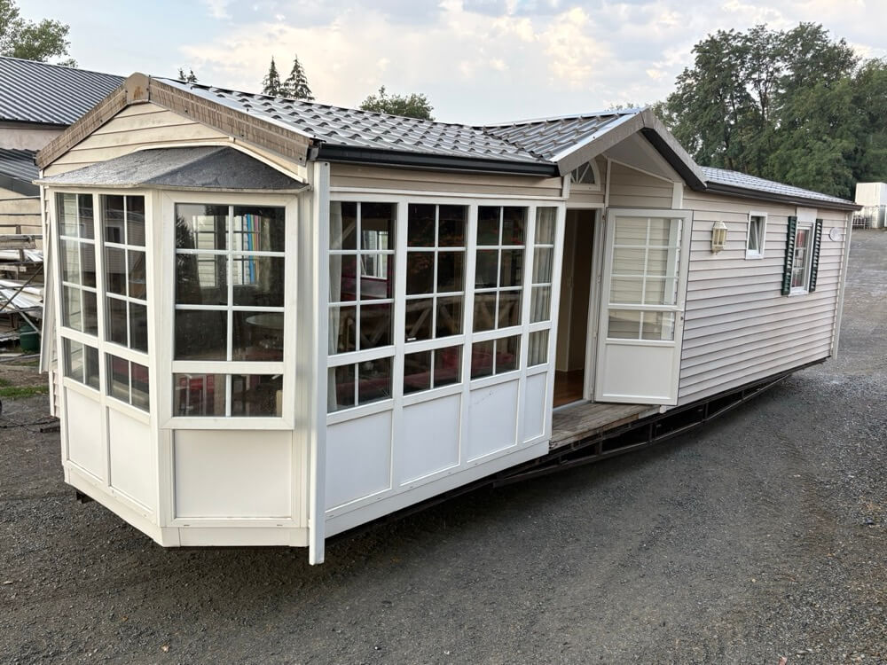 grand mobil home panoramique récent 2016